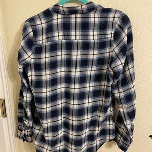 Blue and White Flannel